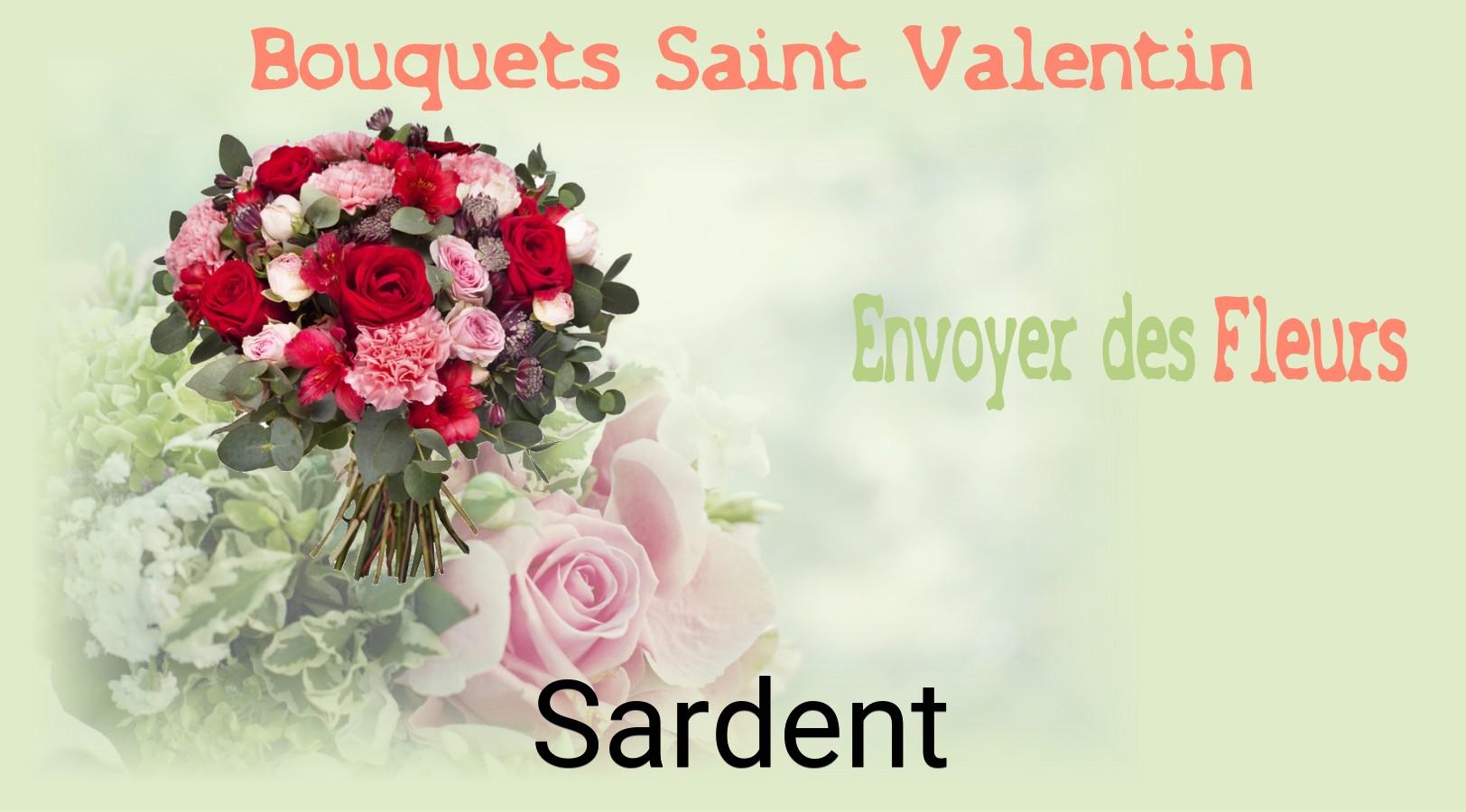 Roses de Saint-Valentin livrées à Sardent